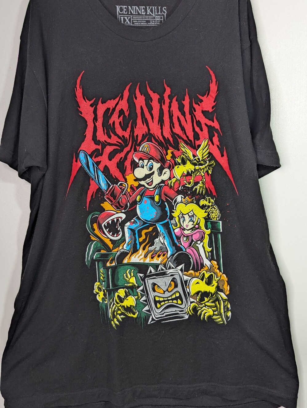 Ice Nine Kills Mario Party Of Darkness Unisex T-Shirt Large